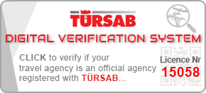 TÜRSAB Цифровая система верификации - Лицензия № 15058